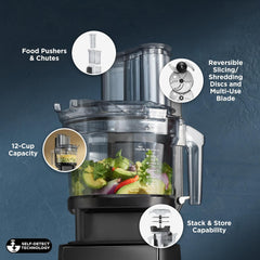 Vitamix Ascent X2 SmartPrep Kitchen System, Professional-Grade Blender, Stainless-Steel Blades, 12-Cup Food Processor Attachment, 48 Oz Blender Container, Black