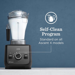 Vitamix Ascent X2 Blender with Three Blending Programs, Self-Cleaning Program, Professional-Grade Blender for Smoothies, Soups and More, Stainless-Steel Blades, 48 Oz Container, Nano Gray